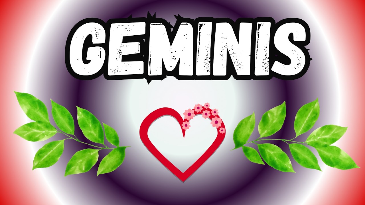 GEMINIS CASI NUNCA SALE ALGO CON TANTA CLARIDAD !!👌 SABRAS UNA VERDAD ASOMBROSA SOBRE TU 