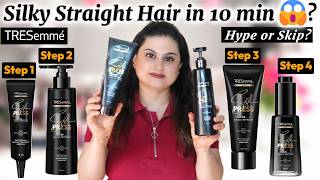 I Tried The Viral Tresemme Silk Press Range For Straight Hair My Straight Hair Transformation