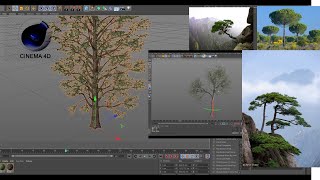 Cinema 4D: How to populate Grasses & Tree on Hill || Cinema 4D Tutorial | Tree Parameters | MKC