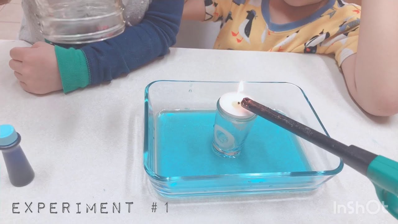 The gases in the air - science experiments with kids