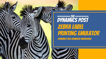 Setting up your own Zebra Label printer emulator for advanced warehouse labels in Dynamics 365 F&O