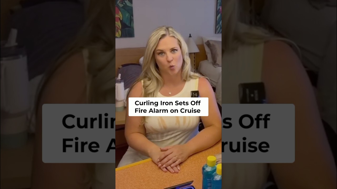 Why My Hair Tool Set Off the Cruise Ship Fire Alarm