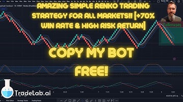 AMAZING SIMPLE RENKO TRADING STRATEGY FOR ALL MARKETS!! [+70% WIN RATE & LOW RISK] Automated