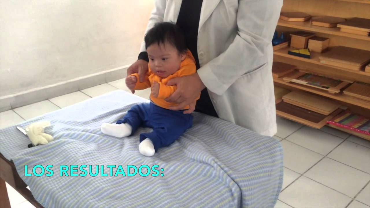 Ejercicios para mejorar el  tono muscular en Bebés con Síndrome de Down