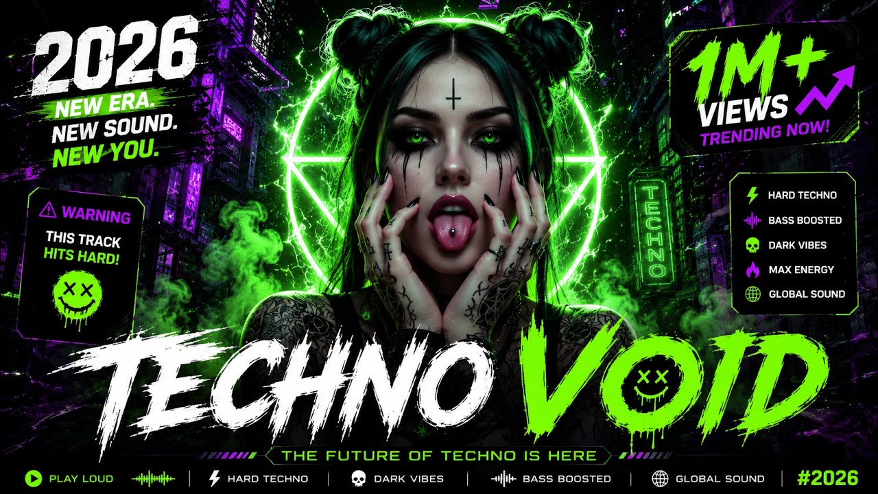 1 Hour Hard Techno Mix 2026 | Dark Industrial Warehouse Rave