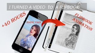 40 Hours Of Drawing Jessie Vard Flipbook - Featherlove Art