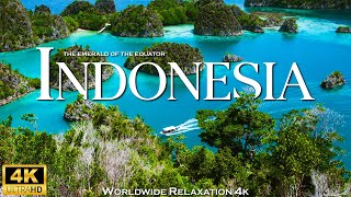 INDONESIA 4K ULTRA HD • Scenic Relaxation Film with Peaceful Relaxing Music & Nature Video Ultra HD