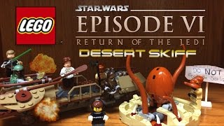 Lego Star Wars 2017 Desert Skiff Escape Set Review 75174 With Lego Sarlacc Pit