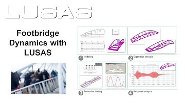 Webinar: Modelling footbridge dynamics with LUSAS