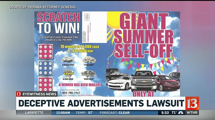 Deceptive advertisements lawsuit