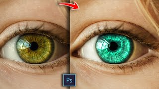 How To: Change Color Of Eyes In Photoshop (2 Min)