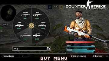 Buy Menu for CS1.6 Android | Leet Agent version | CSGO Mobile Fixed Buy Menu for CS1.6 Android