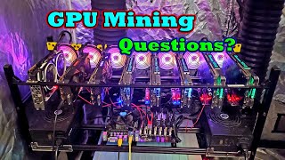 GPU Mining Questions 10/25/20 | Twitch Recap