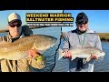 Epic Clear Water Redfish Sight Catch At the End! Weekend Warrior Saltwater Fishing!