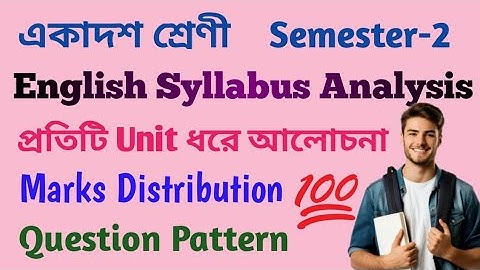 Class XI sem-2 English Syllabus Analysis #Preparation Plan