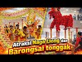 🔥 ATRAKSI NAGA LIONG &amp; BARONGSAI TONGGAK EKSTREM! 😱 Aksi Menegangkan di Mall Bikin Heboh!!