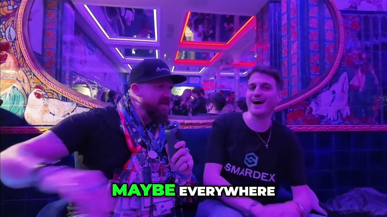 Player One Taco and Jean at Paris Blockchain Week 