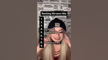 Ranking Nirvana Hits #shorts