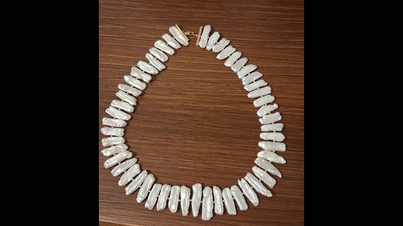 How to Make this Biwa Pearl Necklace