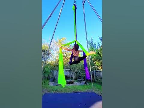 Aerial Silks - Double Belay Split Balance - YouTube