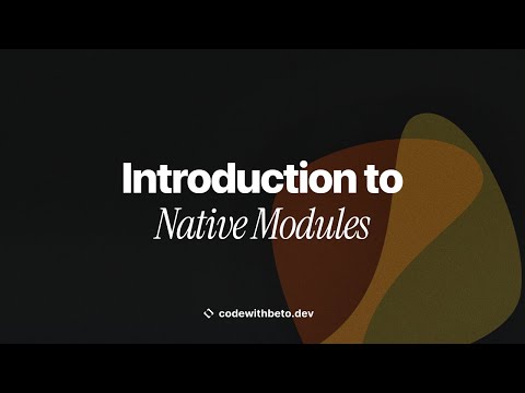 Introduction to Native Modules in React Native | Expo Modules vs Turbo Modules vs Nitro Modules thumbnail