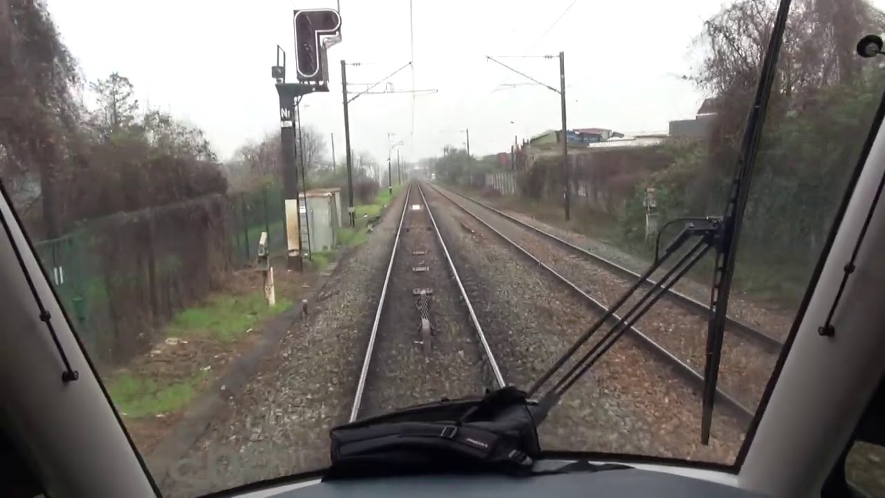 Parcours Noisy Le Bourget d'une rame Dualis le 24 mars 2017