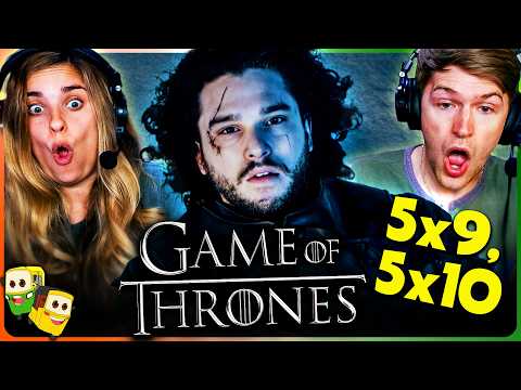 GAME OF THRONES 5x9 & 5x10 Reaction! | First Time Watch! | Peter Dinklage | Lena Headey