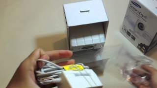 Samsung smart cam unboxing