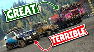 Ranking All Standalone DLC Trucks From Worst To Best | SnowRunner