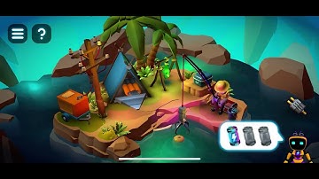 Tiny Robots Portal Escape. Tentacle Tangle. 3 Stars Walkthrough.
