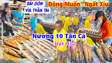 Khủng khiếp Sài Gòn Chen lấn xếp hàng nướng 100 ngàn con Cá Lóc ngày vía Thần Tài 2025