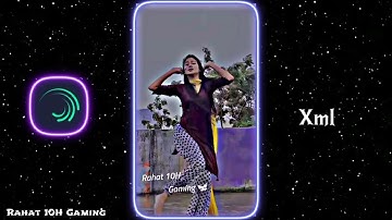 Cham cham hei 🔥🔥|| New Alight Motion Xml video Present Editing || #xml #alightmotion #trending