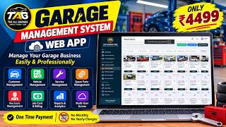Garage Management Web App | Complete Garage Software Demo | Only ₹4499 screenshot 3