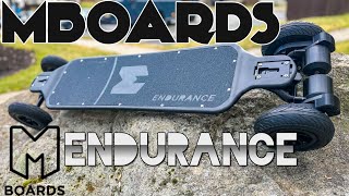 MBOARDS ENDURANCE electric skateboard review