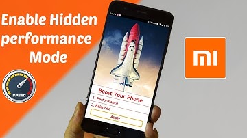 How to Enable Performance Mode on All Xiaomi Phone | Performance Mode in MIUI 11 by online tech