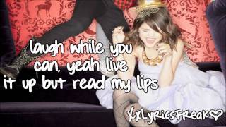 Selena Gomez-Stop & Erase (Lyrics Video)