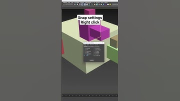 3ds max Snap settings