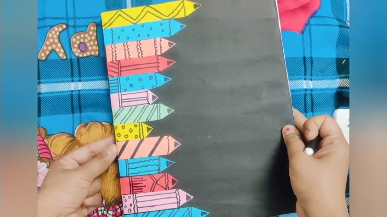 Teacher's Diary cover decoration l Lesson planner cover page l Project