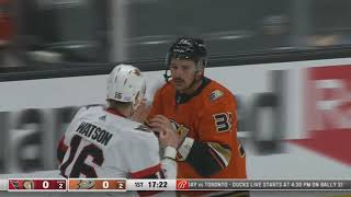 Austin Watson And Sam Carrick Drop The Gloves