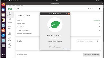 Install end first setup Chia Blockchain in Ubuntu 20.10, 20.04, 19.04, 18.04
