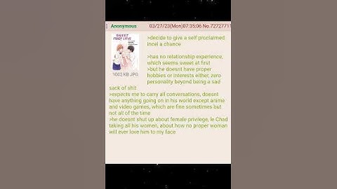 Femanon Gives the Incel a Chance | 4Chan Greentext Stories