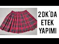 2 DK&#39;DA ÇOK KOLAY ETEK YAPIMI