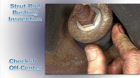 Inspecting a Strut Rod Bushing - Hunter Engineering