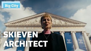 Waarom kreeg Joseph Poelaert de naam Skieven Architect?