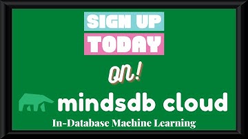 Singing Up with MindsDB Cloud