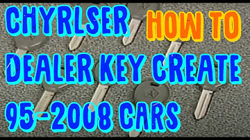 Chrysler SKIM module replace, key create directions and tech details, DRB 3 1995 thru 2008