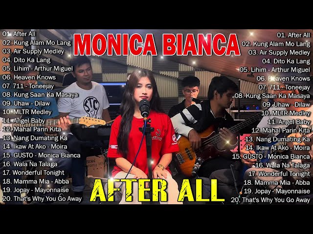 MONICA BIANCA Nonstop Songs 2024✨MONICA BIANCA Best Cover Playlist | Tagalog Verson 2024 | AFTER ALL class=