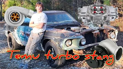 1969 Mustang gets Temu Turbo kit. Temu carb. Temu wastegate temu blowoff valve 