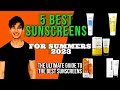 Top 5 sunscreens for summer 2023  no white cast  for all skin types tejasva chandel