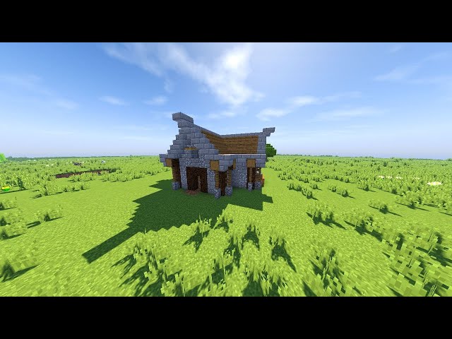 Minecraft - Cómo CONSTRUIR una CASA MEDIEVAL Pequeña #1 